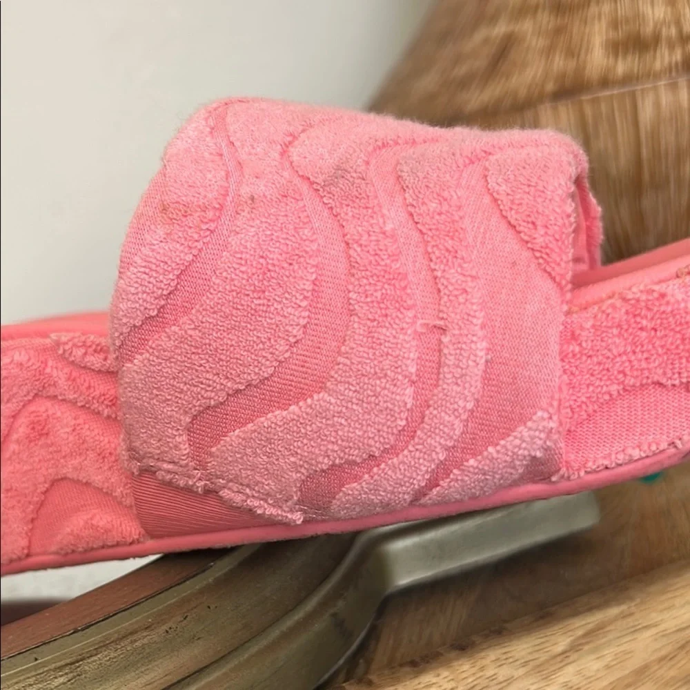 Kate Spade Pink Quilted Sandals